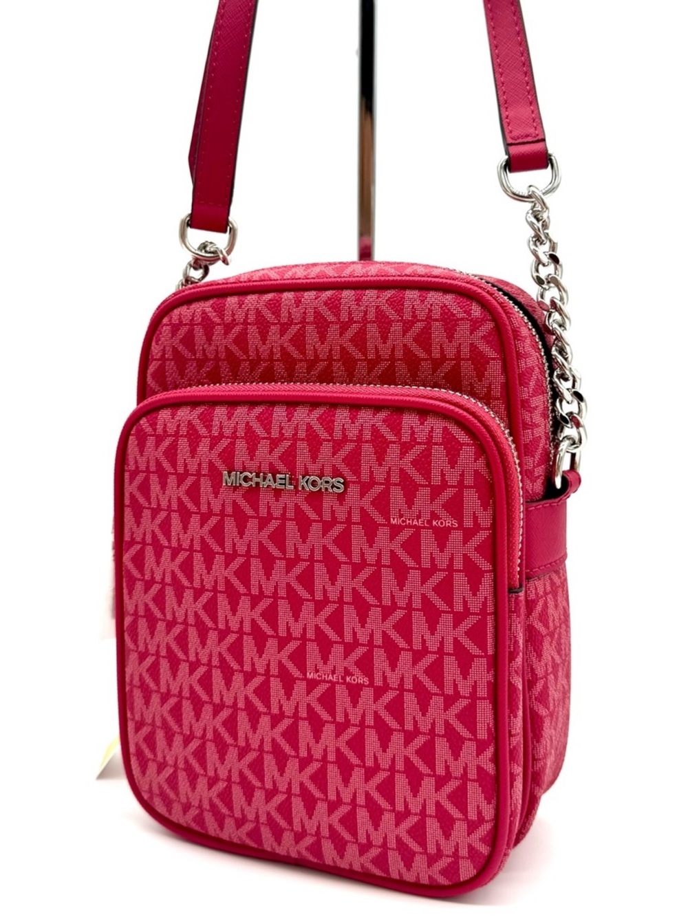 Michael Kors Medium NS Chain Xbody Bag Dark Raspberry